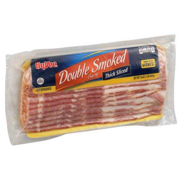 Hy-Vee Double Smoked Thick Sliced Bacon