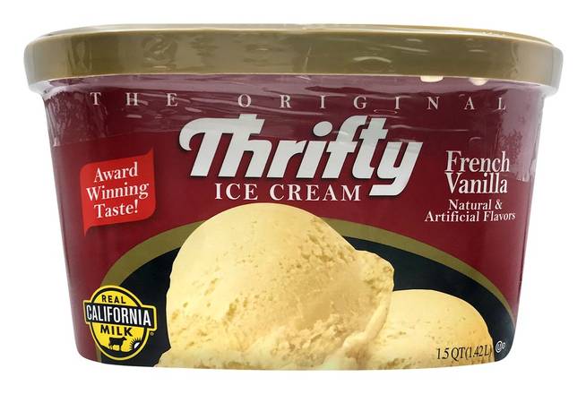 Thrifty French Vanilla Ice Cream (1.5 quart)