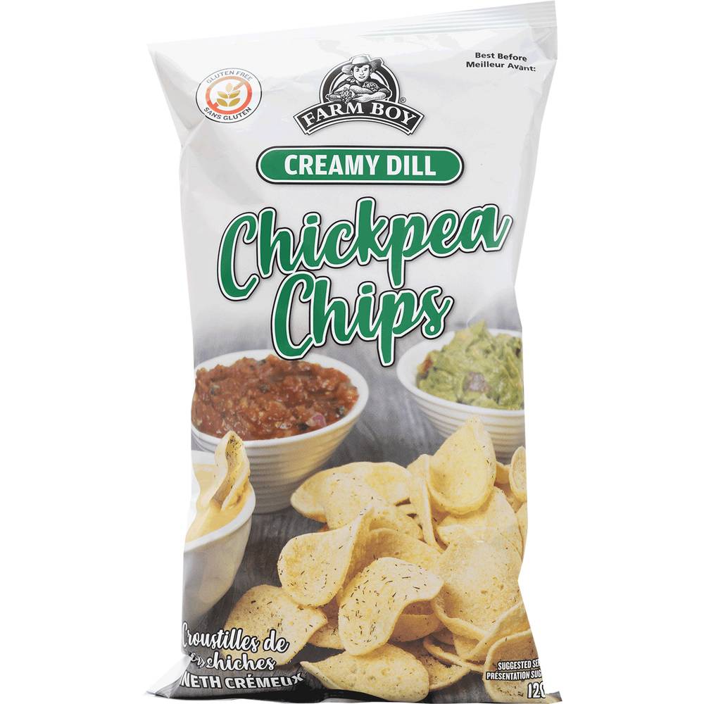 Farm Boy™ Creamy Dill Chickpea Chips (120 g)