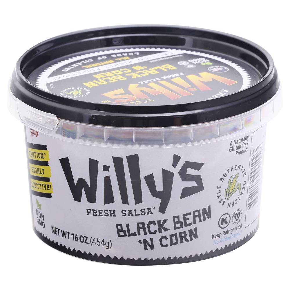 Willy's Black Bean N Corn Fresh Salsa