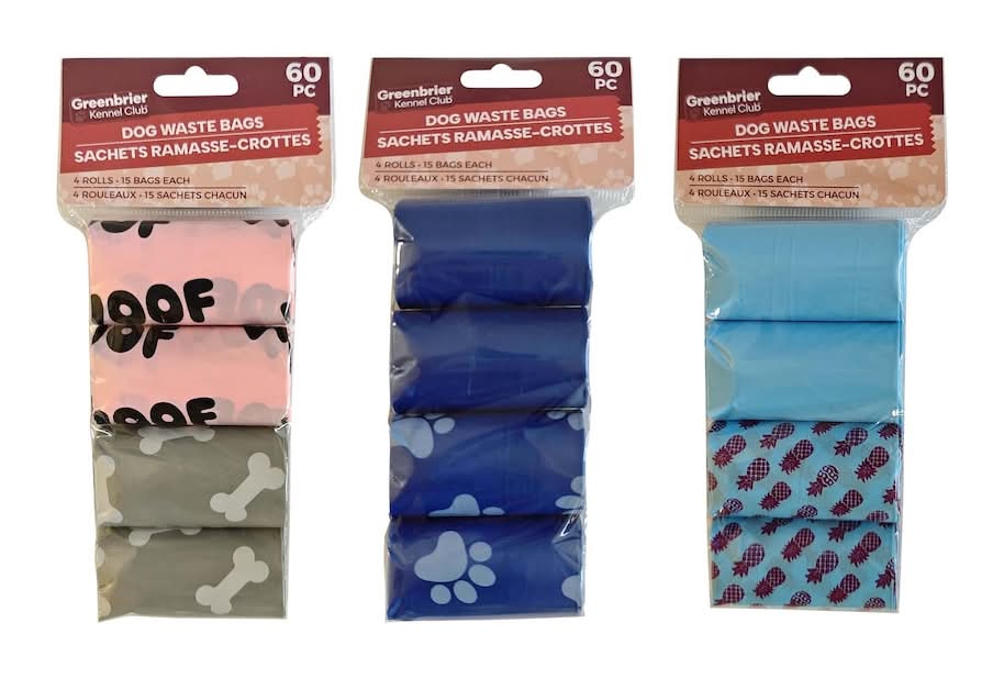 Greenbrier Kennel Club Dog Waste Bags (3 x 60 ct)