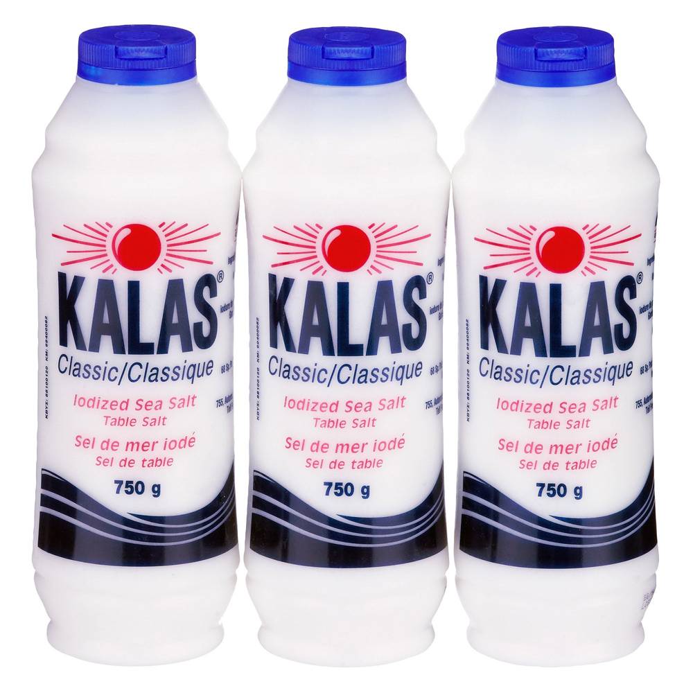 Kalas Sea Salt, 3 × 750 G