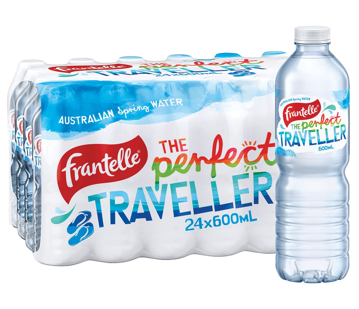 Frantelle The Perfect Traveller Spring Water (24 x 600mL)