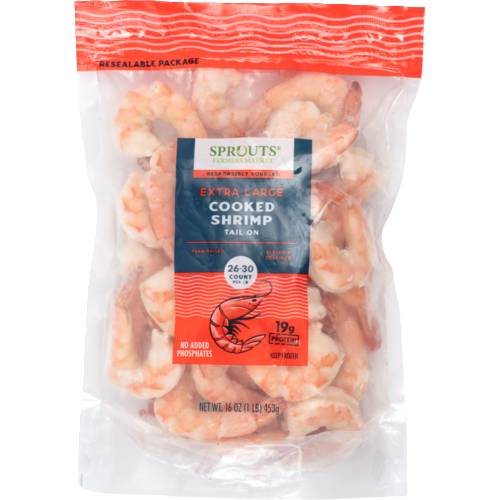 Sprouts 26/30 Count Farm Raised Cooked Shrimp