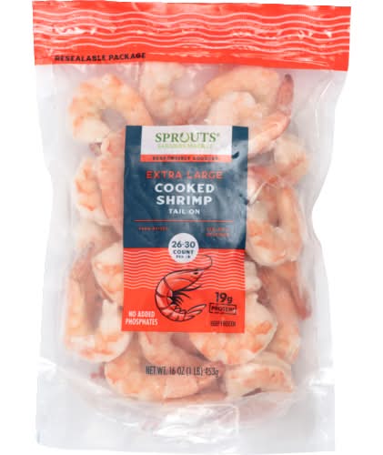Sprouts 26/30 Count Farm Raised Cooked Shrimp