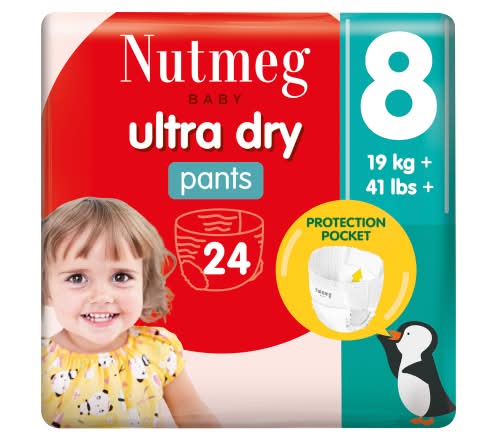 Nutmeg 8, Ultra Dry Pants For Baby (24 pack)