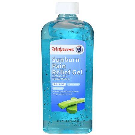 Walgreens Sunburn Pain Relief Gel