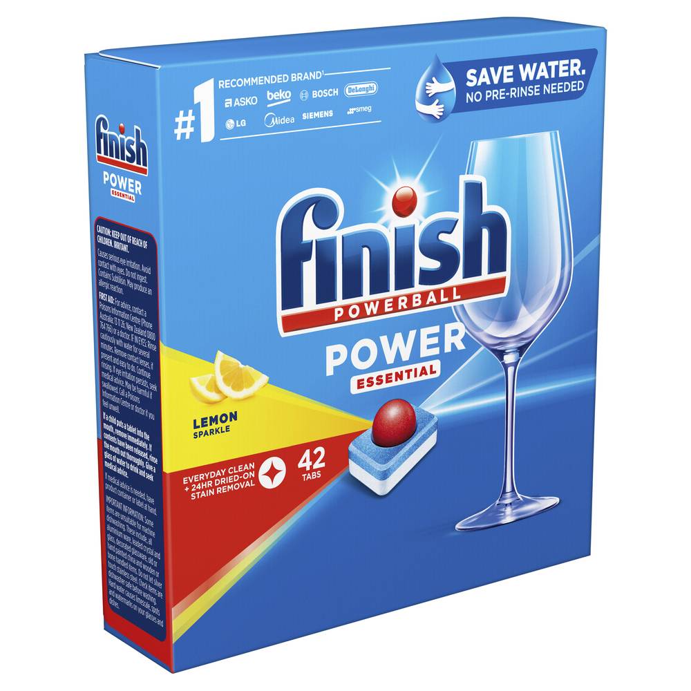 Finish Power Essential Dishwashing Tablets Lemon Sparkle Delivery Near