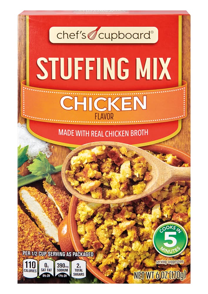 Chef's Cupboard Stuffing Mix, Chicken (6 oz)