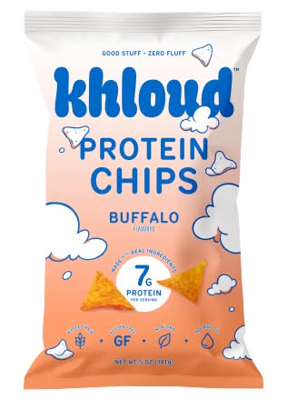 Khloud Gluten Free Protein Chips, Buffalo (5 oz)