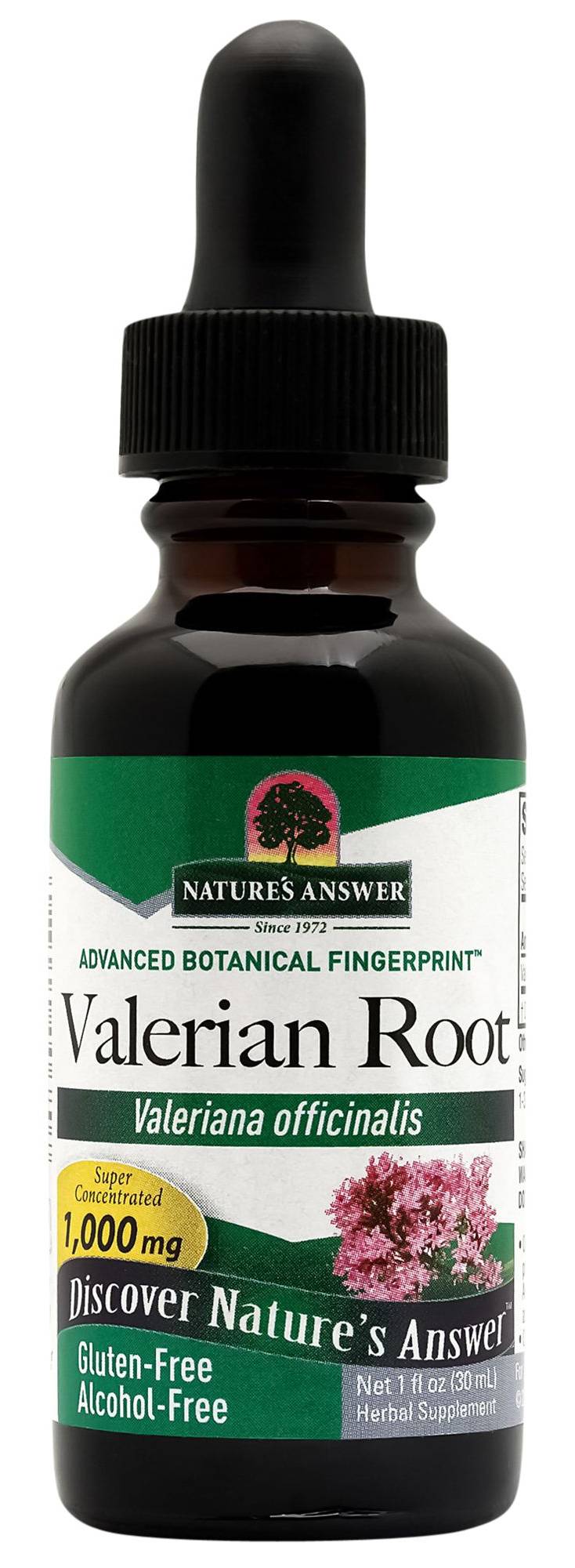 Valerian Root - Super Concentrated & Alcohol Free - 1,000 Mg Per Serving (1 Fl Oz)