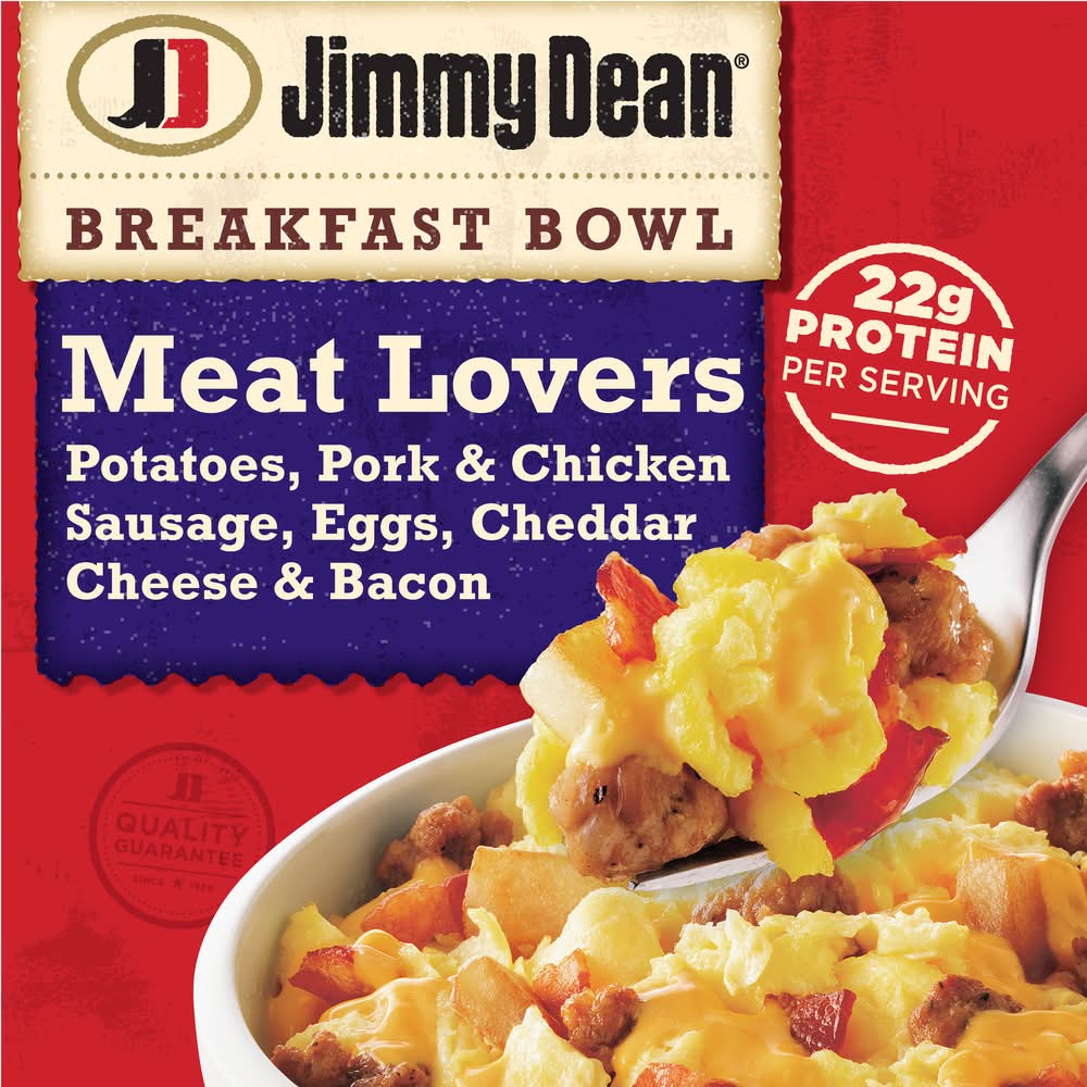 Jimmy Dean Breakfast Bowl, Meat Lovers (7 oz)
