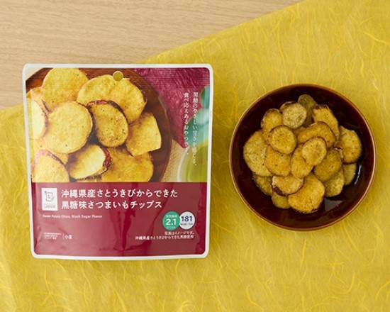 NL沖縄県産黒糖味さつまいもチップス 35g