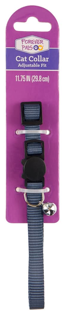 Forever Pals Adjustable Cat Collar 11.75 In