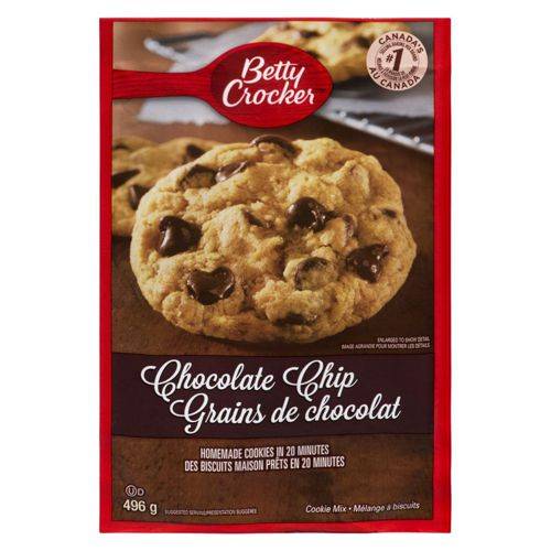 Betty crocker pépites de chocolat (496 g) - cookie mix, chocolate chip (496 g)