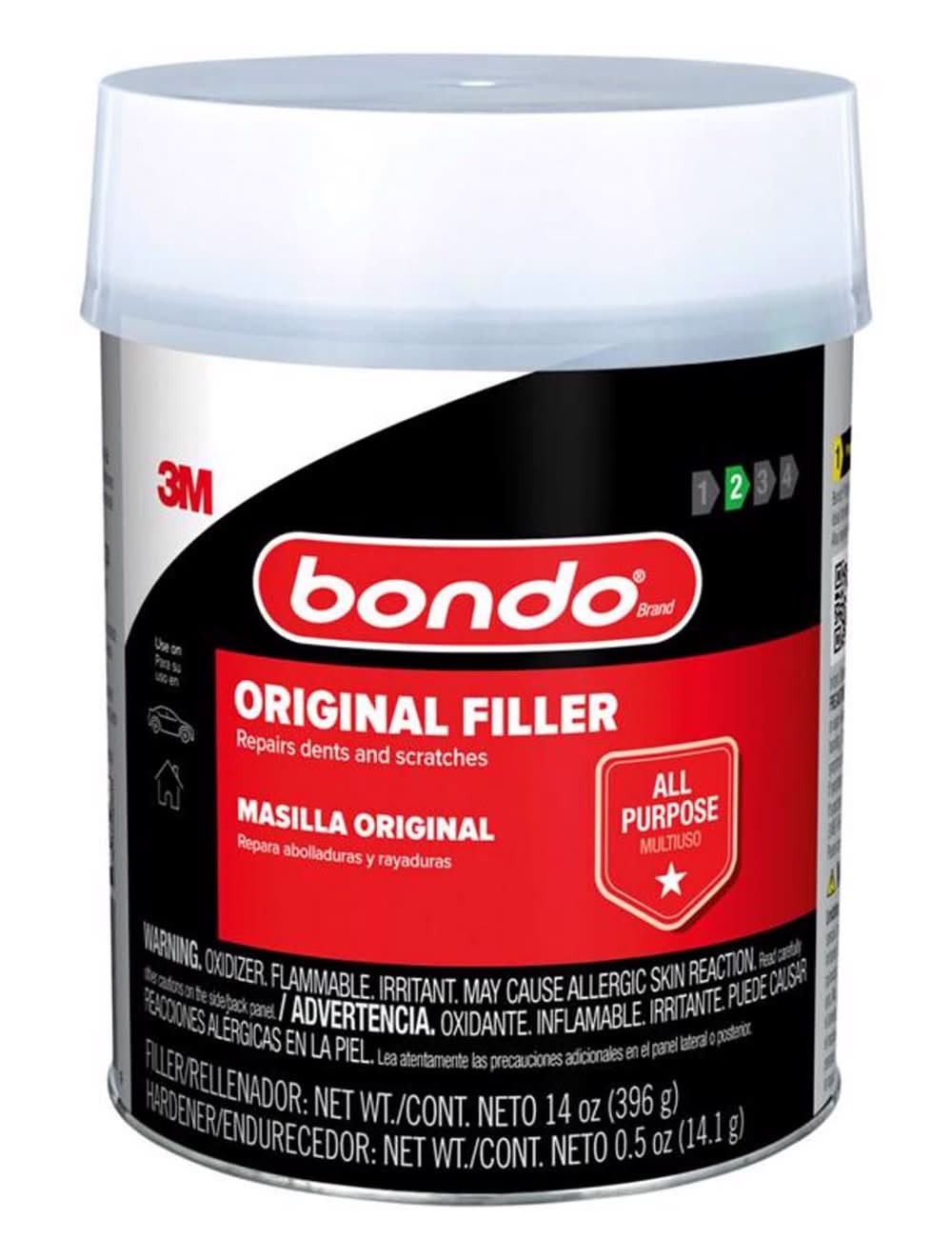 Bondo Auto Body Filler 14 Oz