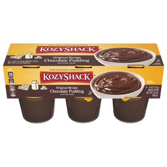 Kozy Shack Gluten Free Original Recipe Chocolate Pudding
