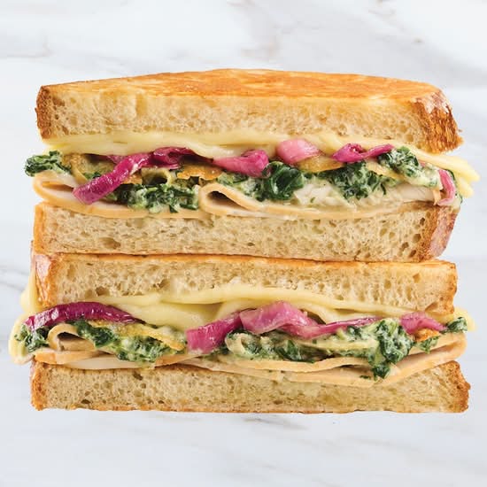 Turkey Artichoke Grilled Cheese