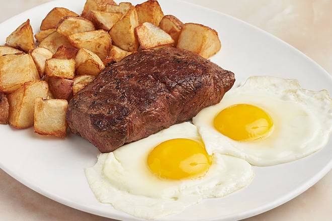 Local Flat Iron Steak & Eggs