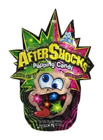 Aftershocks® Popping Candy Green Apple & Strawberry 20-Pack