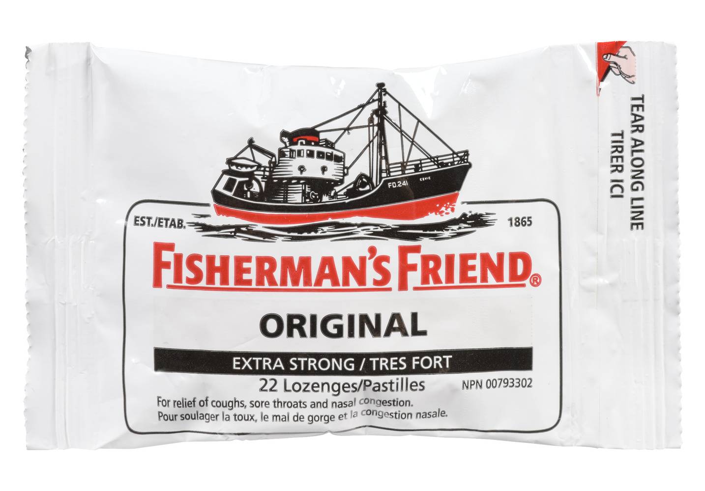Fisherman's Friend Original Lozenges, Menthol (22 ct)