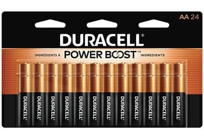 Duracell piles alcalines - alkaline batteries (24 unités) (aa)