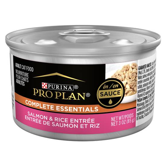 Purina Pro Plan Gravy Pate High Protein Wet Cat Food (salmon and rice entree)