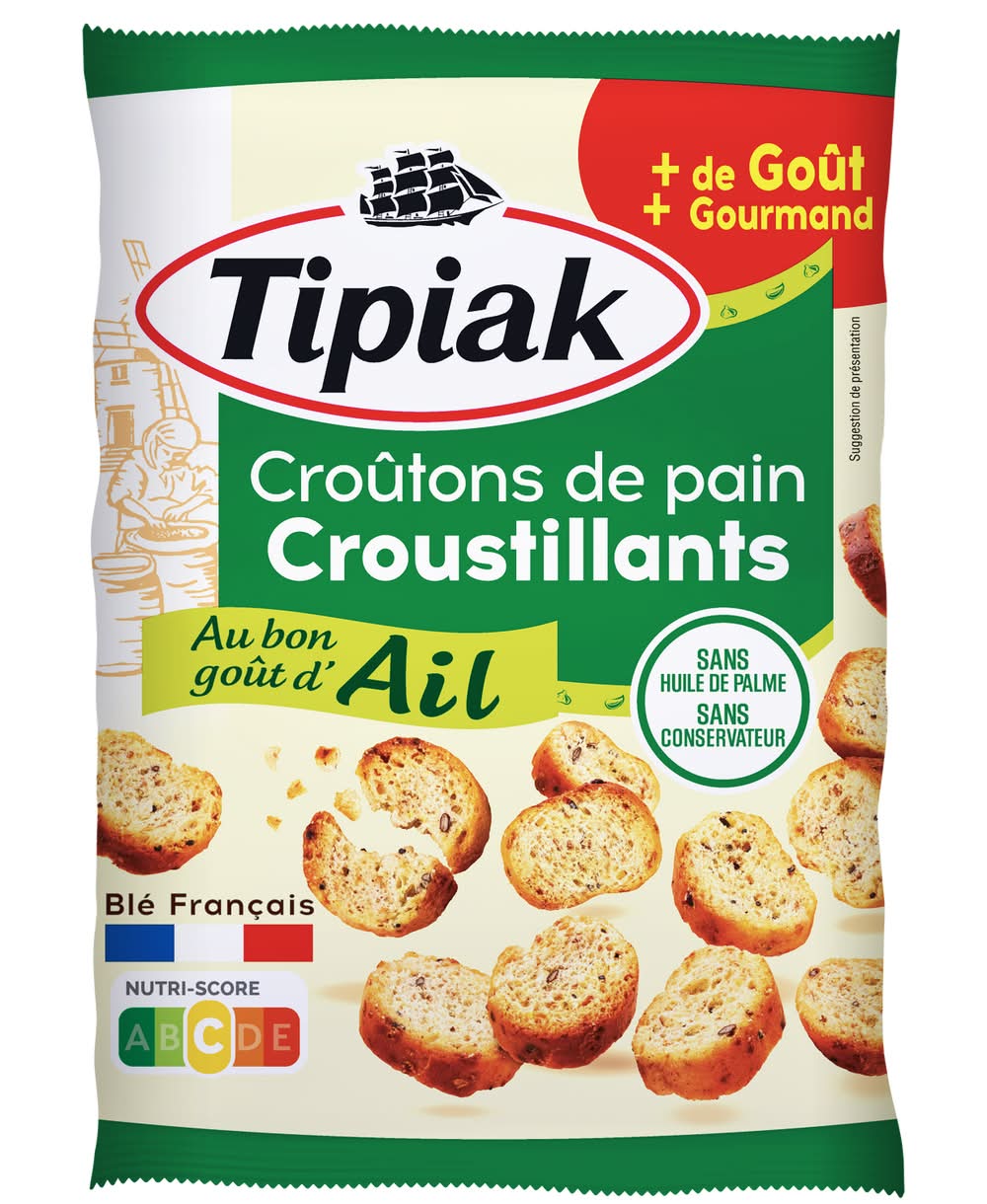 Tipiak - Croûtons, ail (75g)