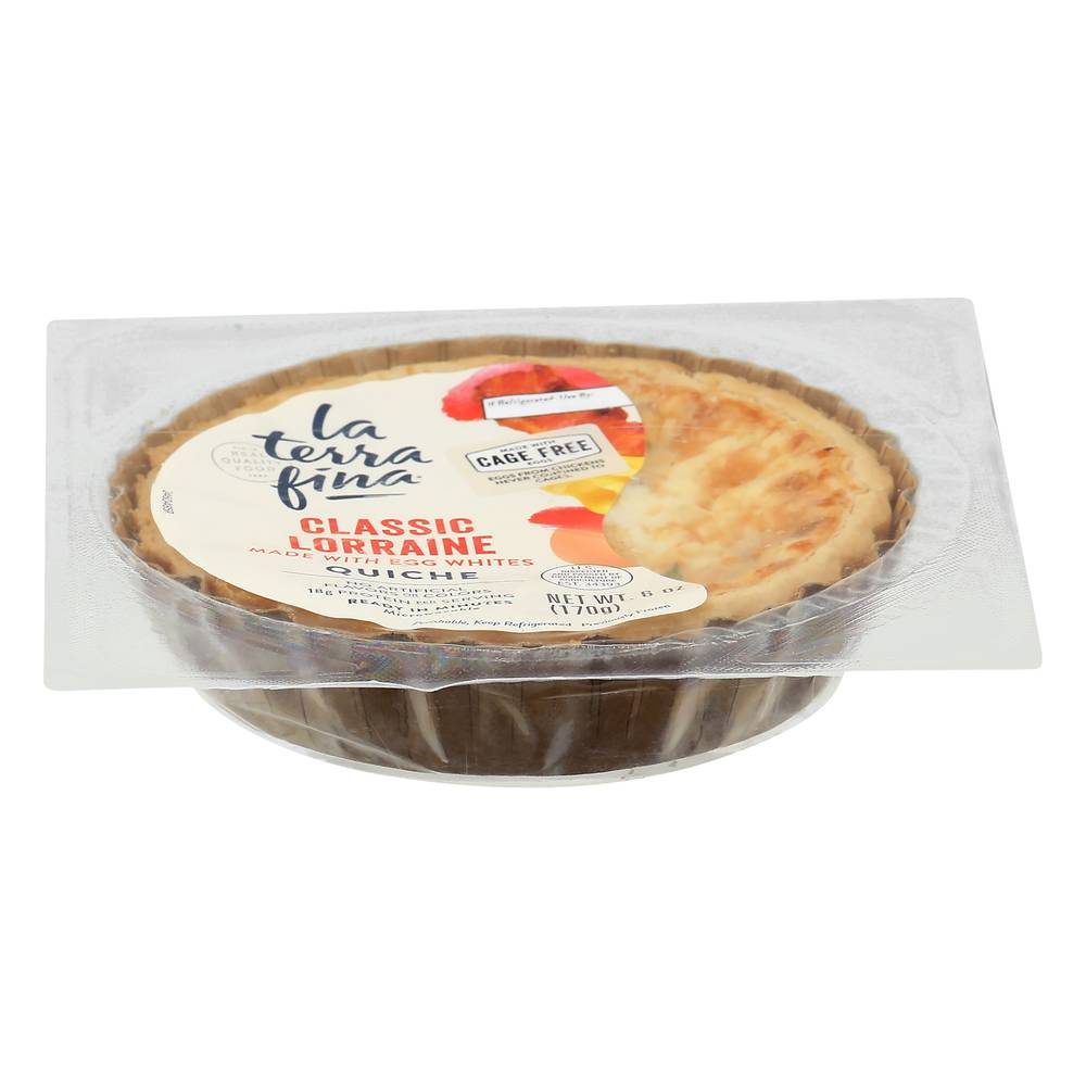 La Terra Fina Classic Lorraine Quiche (6 oz)