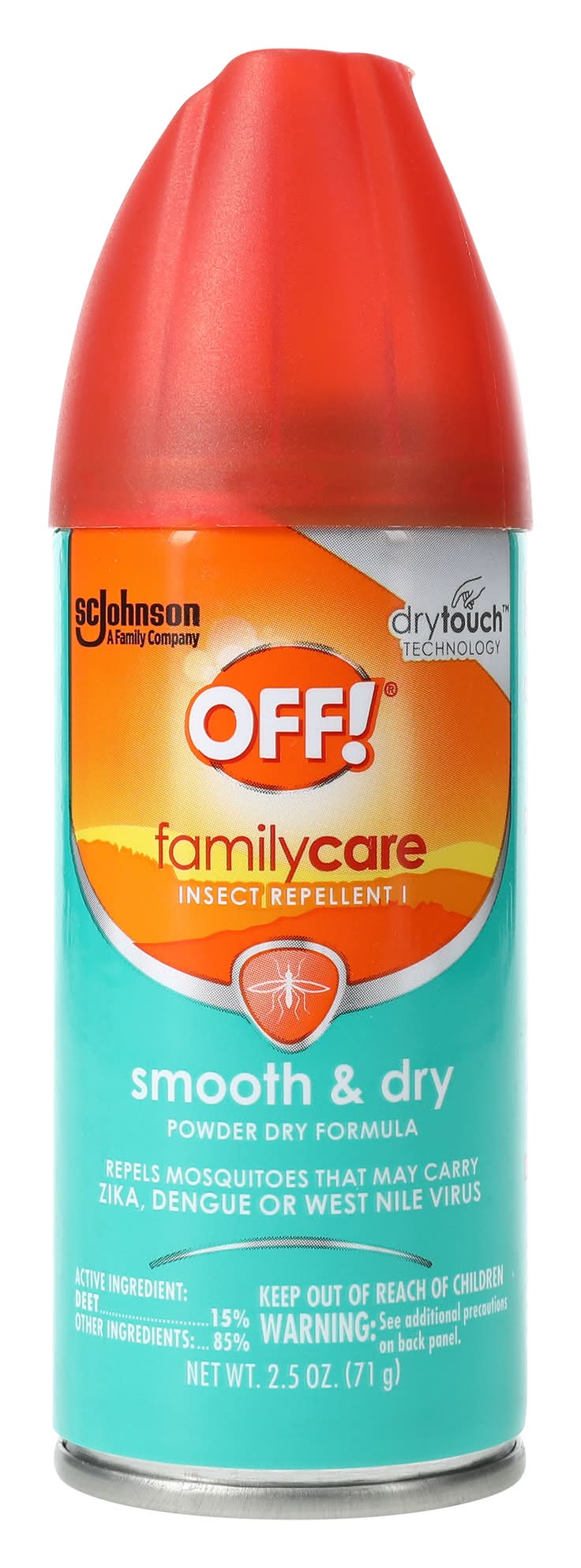 Off!® Family Care insect Repellent Spray 2.5oz Off Family Smooth & Dry