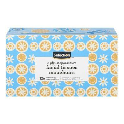 Selection 2-Ply Facial Tissues (150 g)