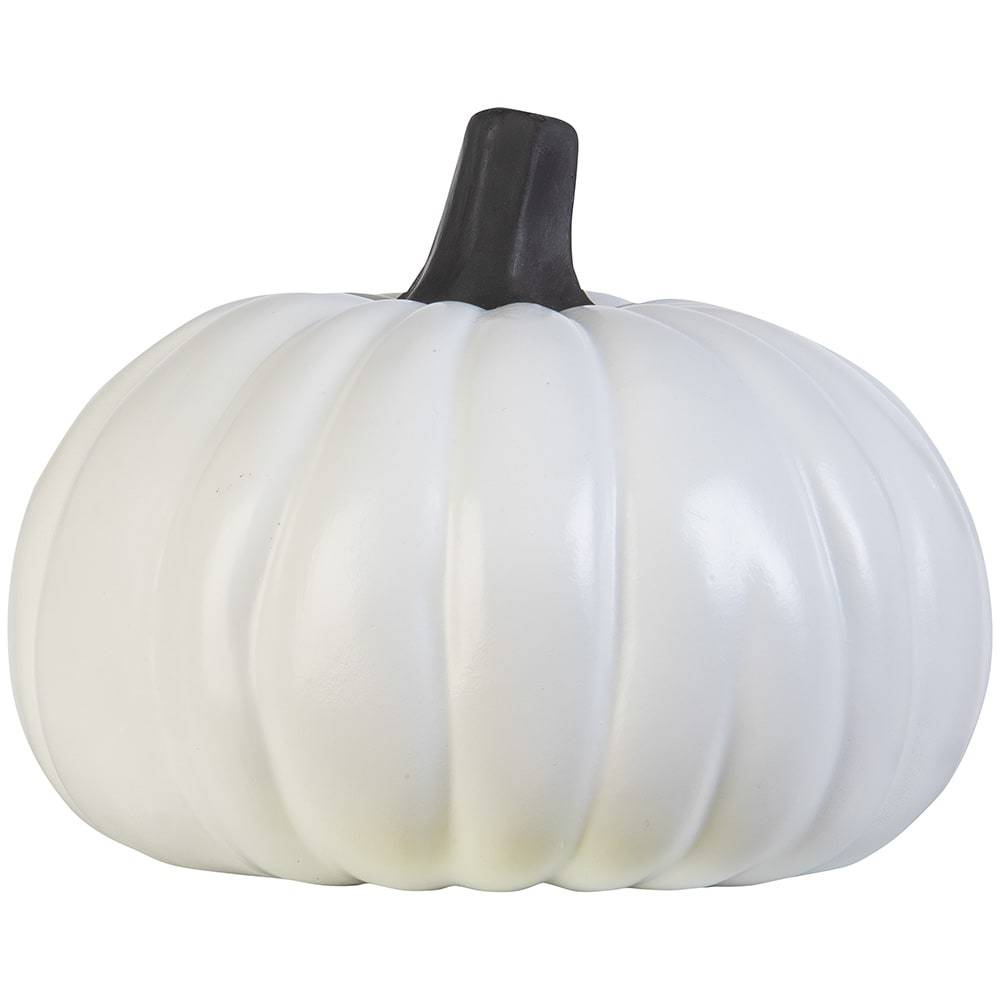 Holiday Living 7.5-in Carvable White Pumpkin Decor | 551602