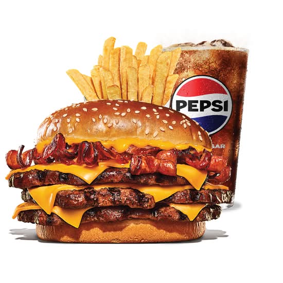 Mega Stacker Bacon 3.0 Meal
