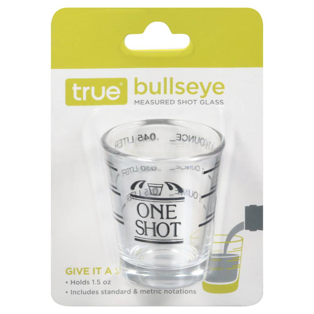 TRUE Bullseye Measured Shot Glass