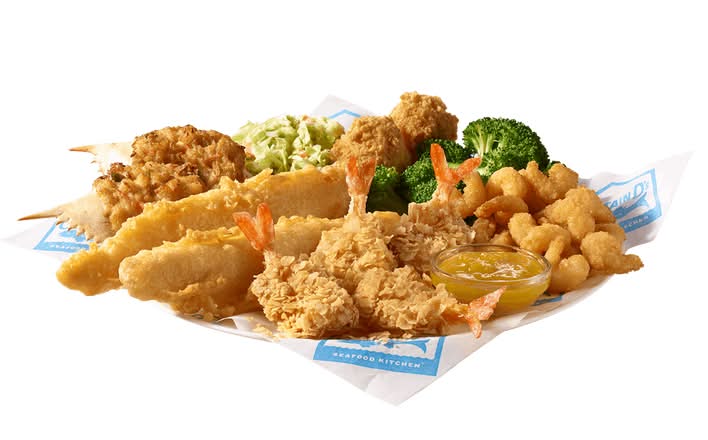 Ultimate Seafood Platter with Crispy Crunchy Shrimp
