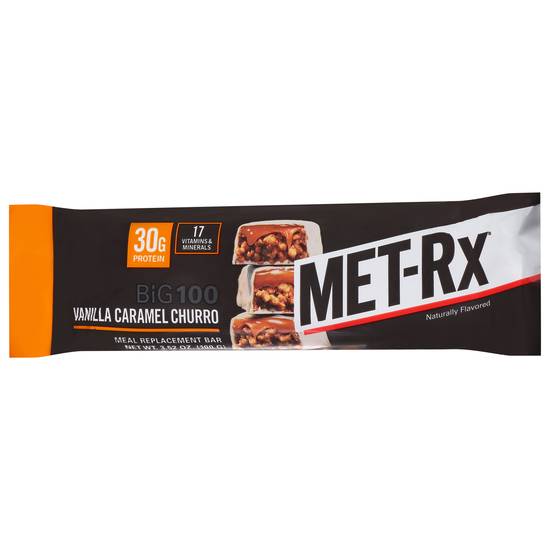 Met-Rx Vanilla Caramel Churro Big 100 Meal Replacement Bar