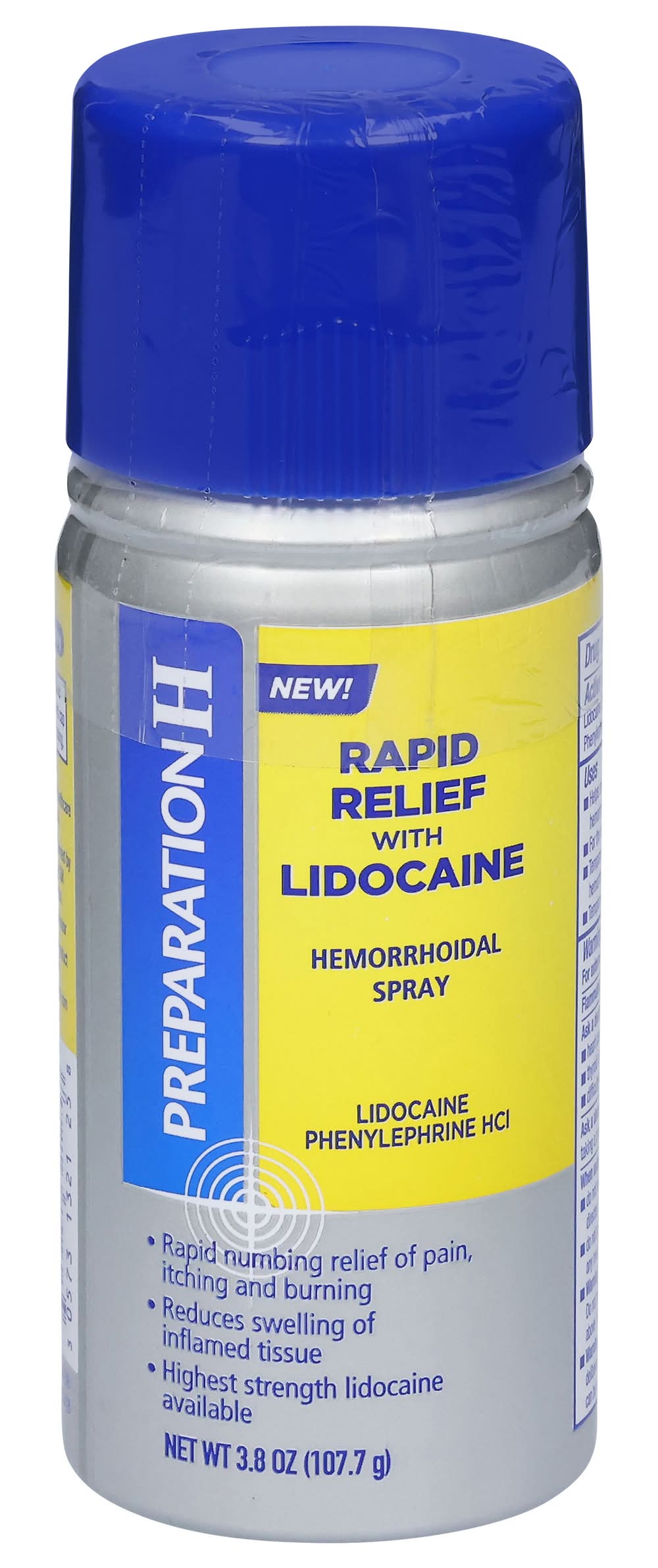 Preparation H Rapid Relief With Lidocaine Hemorrhoidal Spray (3.8 oz)