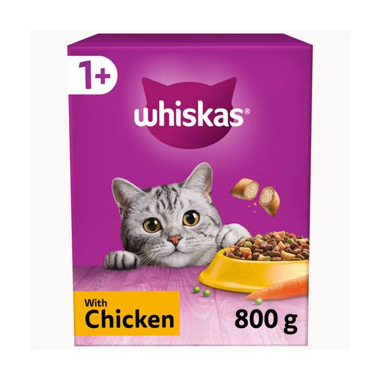 Whiskas with Delicious Chicken 1+ 800g