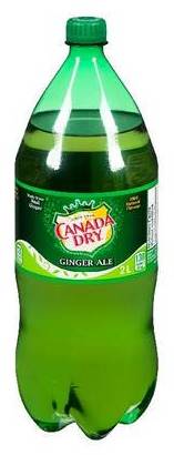 Canada Dry 100% Natural Flavour Soda, Ginger Ale (2 L)