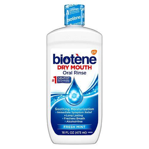 Biotene Mouthwash For Dry Mouth Relief Fresh Mint - 16.0 fl oz