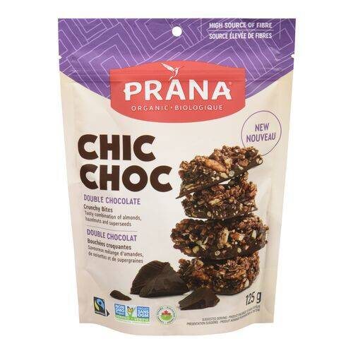 Prana Organic Chic Choc Double Chocolate Crunchy Bites Delivery Near Me