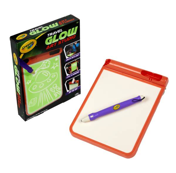 Crayola Travel Glow Art Studio, 8.5" x 10"
