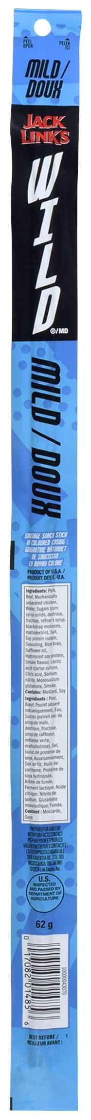 Jack Link's Wild Mild Beef Sticks (62 g)