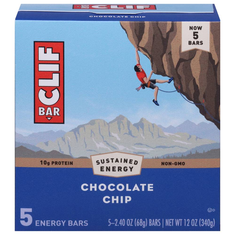 Clif Bar Energy Bars ( chocolate chip)