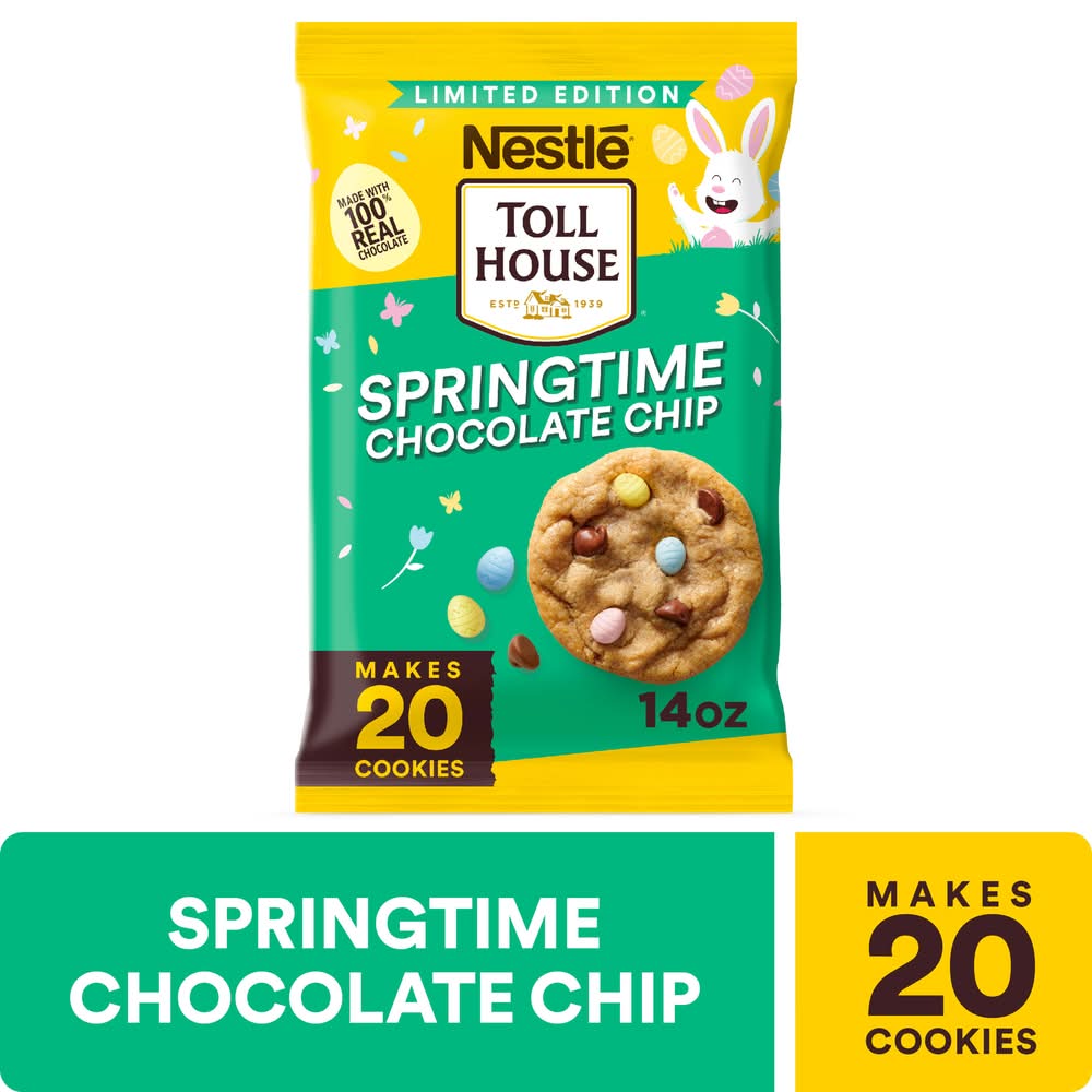 Toll House Easter Chocolate Chip Refrigerated Cookie Dough Bar (14 oz)