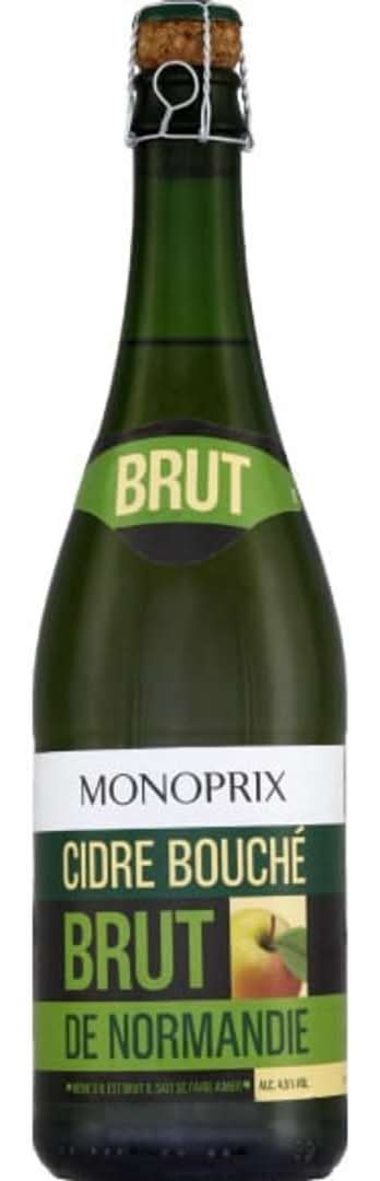 Monoprix - Cidre de normandie brut bouché (750ml)