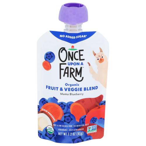 Once Upon A Farm Organic Mama Bear Blueberry Veggie Blend