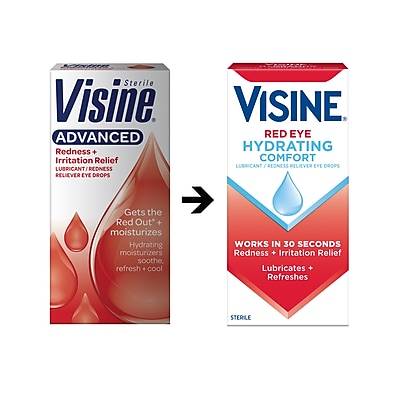 Visine Red Eye Hydrating Comfort Redness & Irritation Reliever