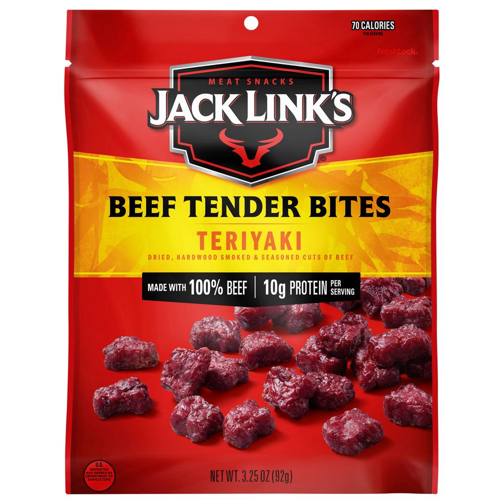 Jack Link's Tender Bites Beef Steak, Teriyaki (3.25 oz)