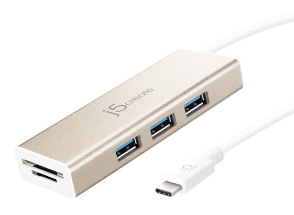 j5create USB-C 3-Port HUB, JCH347